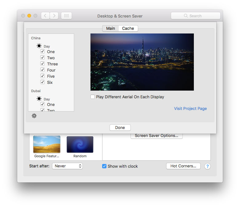 apple aerial screensaver for mac 2017
